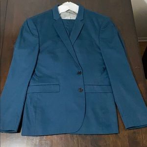 Men’s Express TEAL extra slim suit jacket/pants